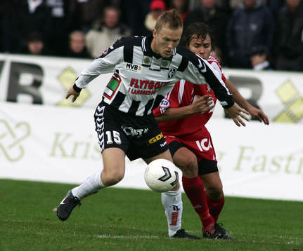 Fotboll. Allsvenskan. Landskrona - Göteborg. André Schei