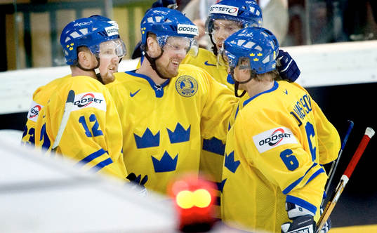 Jubel, Daniel Sedin och Henrik Sedin, Mikael Samuelsson och