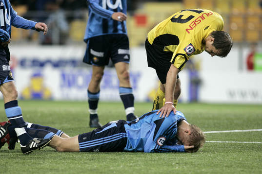 Hasse Berggren, Elfsborg, tröstar