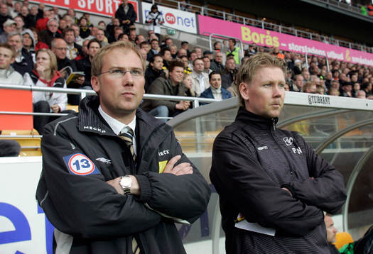 Magnus Haglund och Peter Wettergren, tränare