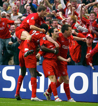 Fotboll, UEFA Champions League, Semifinal, Liverpool v