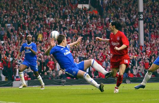Fotboll, UEFA Champions League, Semifinal, Liverpool v