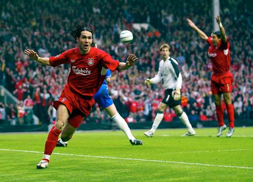 Fotboll, UEFA Champions League, Semifinal, Liverpool v