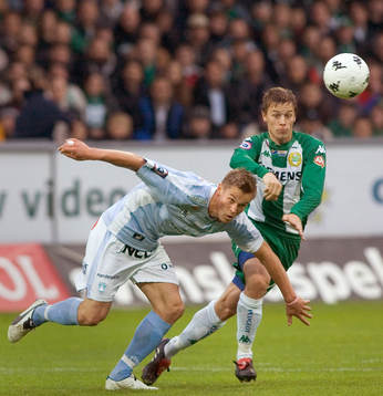 David Johansson, Hammarby och Markus Rosenberg, Malmö FF