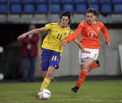 Lotta Schelin och Petra Hogewoning