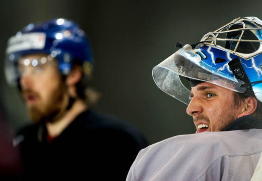 Henrik Lundqvist, målvakt och Henrik Zetterberg
