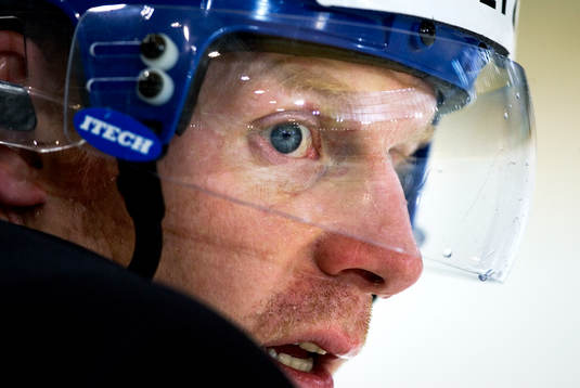 Ishockey, VM, Sverige, träning. Daniel Alfredsson