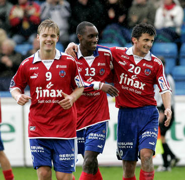 Killarna som regerar på HIF:s mittfält, fr.v. Andreas