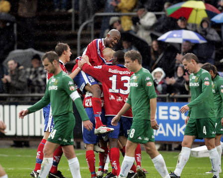 1-0 David Ljung som grattas, Bajen deppar