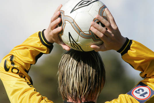 Fotboll, Superettan, genrebild, inkast, boll