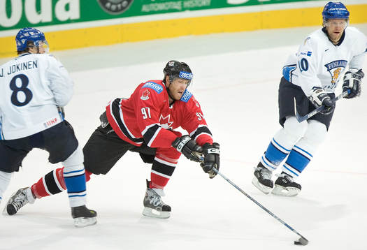 Joe Thornton och, Jussi Jokinen och Jere Karalahti