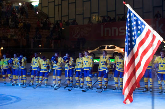 1-5 förlust för Sverige, flagga, lagupställning,