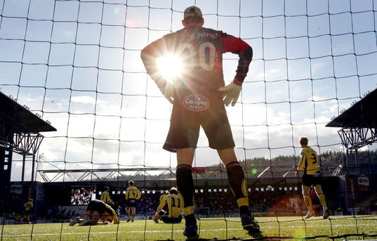 Johan Wiland och de andra i Elfsborg deppar
