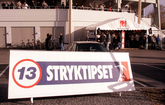 Svenska spel, matchvärd, speltält, stryktipset