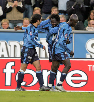 Abgar Barsom, Ibrahim Ba och Jones Kusi Asare, Djurgården