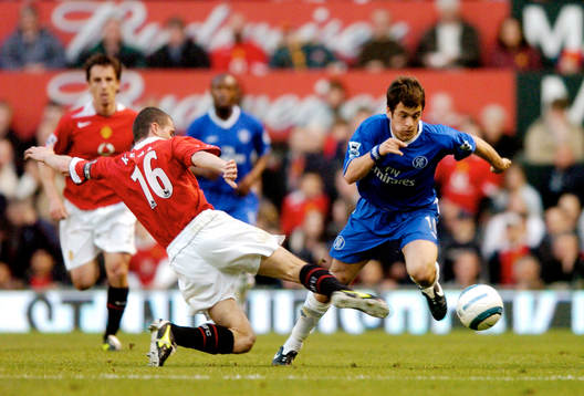 Fotboll, Premier League (Engelsk Liga), Manchester United v