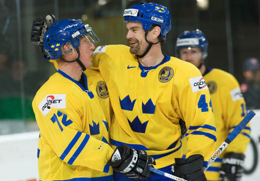 Jonas Höglund och Jörgen Jönsson, jubel