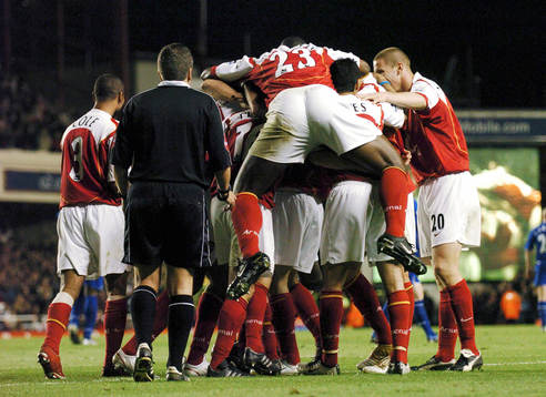 Jubel i Arsenal