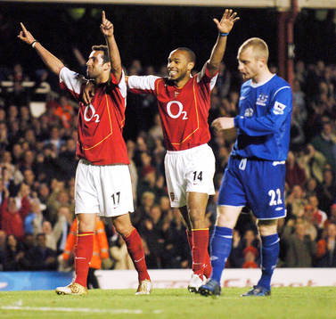 Jubel i Arsenal
