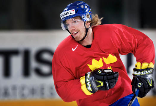 Ishockey, VM, Sverige, träning, Mikael Samuelsson