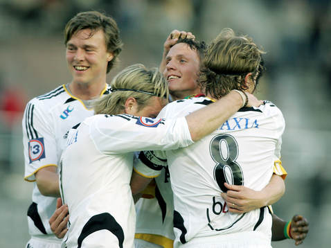 Niklas Sandberg, och Kristian Haynes, AIK