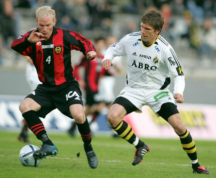 Martin Ekström, BP och Dennis Östlundh, AIK