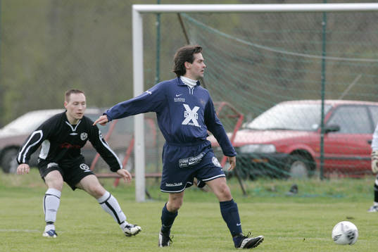 Jan Melin klackar bollen