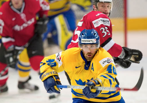 Henrik Zetterberg och Sandy Jeannin