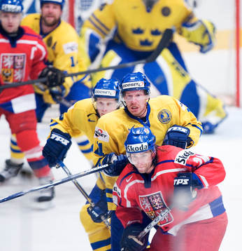 Daniel Alfredsson och Radek Dvorak