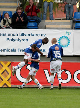 Stephen Ademolu, Trelleborg gjorde mål 3-0