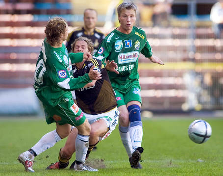 Daniel Tjernström, AIK och Daniel Berg och Jörgen