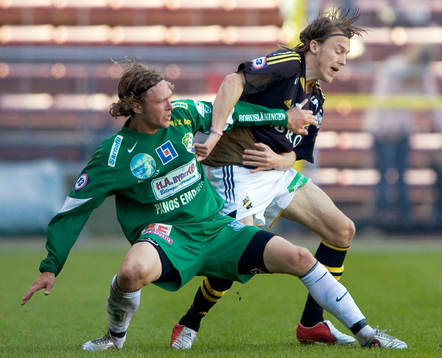 Mattias Moström, AIK och Daniel Berg, Ljungskile
