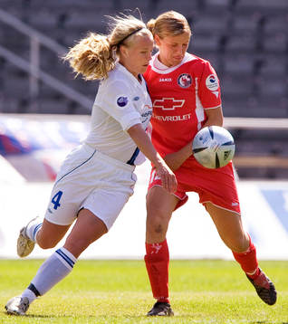 Elin Ekblom, Djurgården/Älvsjö och Viola Odebrecht, FFC
