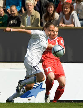 Fotboll, dam, UEFA womens cup, Djurgården/Älvsjö - FFC