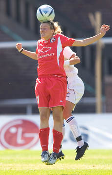 Fotboll, dam, UEFA womens cup, Djurgården/Älvsjö - FFC