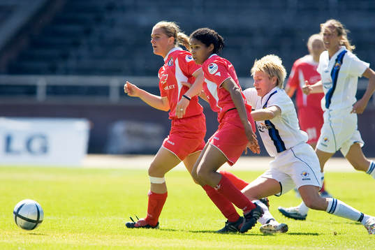 Fotboll, dam, UEFA womens cup, Djurgården/Älvsjö - FFC