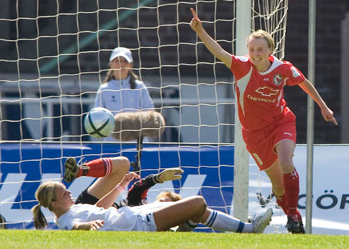 Fotboll, dam, UEFA womens cup, Djurgården/Älvsjö - FFC