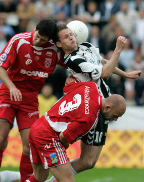 Jon Jönsson, Landskrona, David Nordbeck och Johan Ländin,
