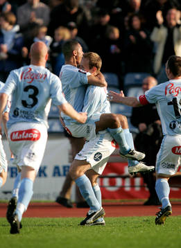 Afonso Alves gjorde 1-0 till Malmö, jubel
