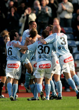 Afonso Alves gjorde 1-0 till Malmö, jubel