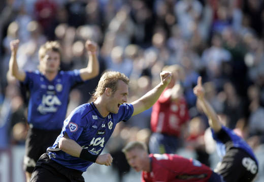 Jubel, 2-0 måljubel Emil Jensen
