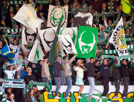 Supporter, Hammarby, flaggor