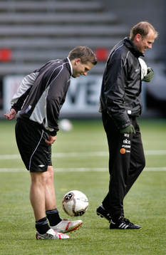 Anders Svensson och Magnus Haglund, tränare