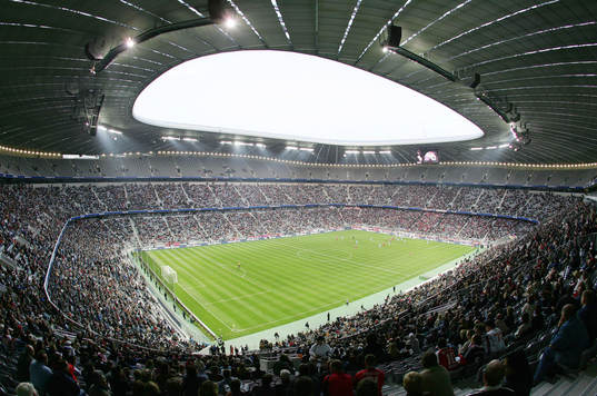 Fotboll, arena, Stadion, Allianz Arena, München