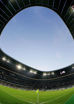 Fotboll, arena, Stadion, Allianz Arena, München