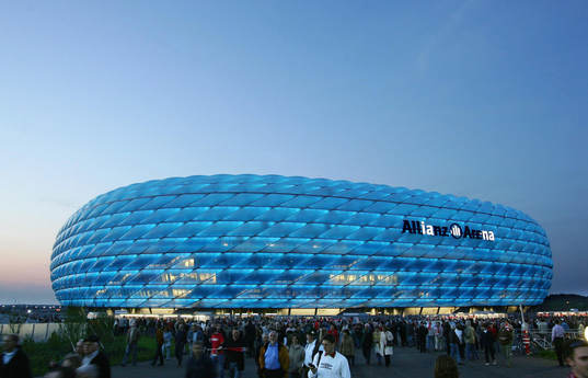 Fotboll, arena, Stadion, Allianz Arena, München