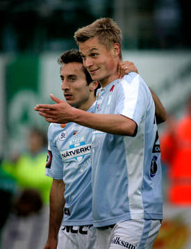 Markus Rosenberg, jubel och Louay Chanko