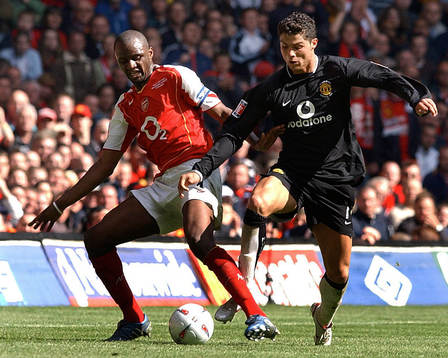 Patrick Vieira, Arsenal och Cristiano Ronaldo, United