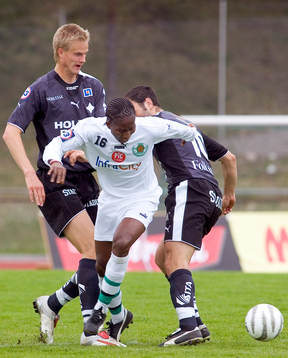 Tamba Yarjah, Väsby och Markus Hansson 0ch Pierre Gallo,
