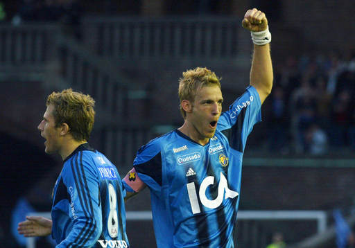 Sören Larsen, Djurgården tvåmålsskytt